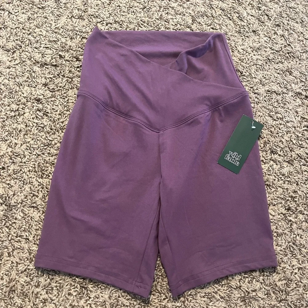 Women's High-Rise Polyester Bike Shorts - Wild Fable - Picture 4 of 6